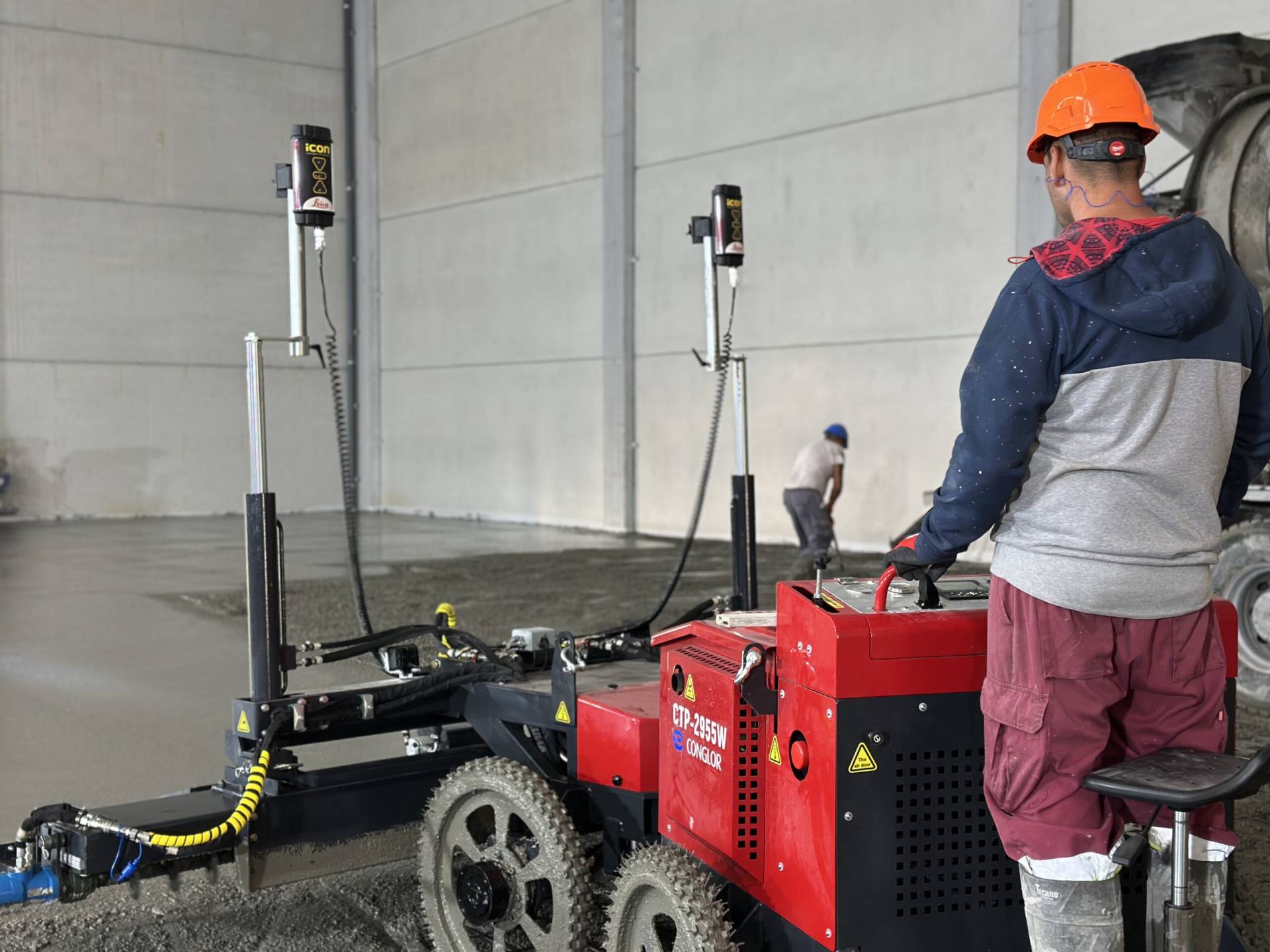 Extendedora de hormigón  